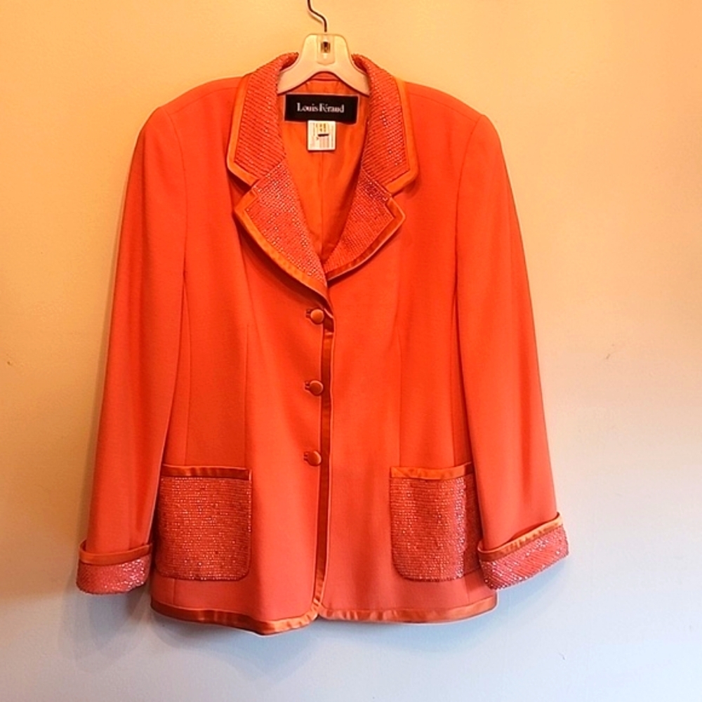 Lois Fe'raud beaded blazer made in Germany like New